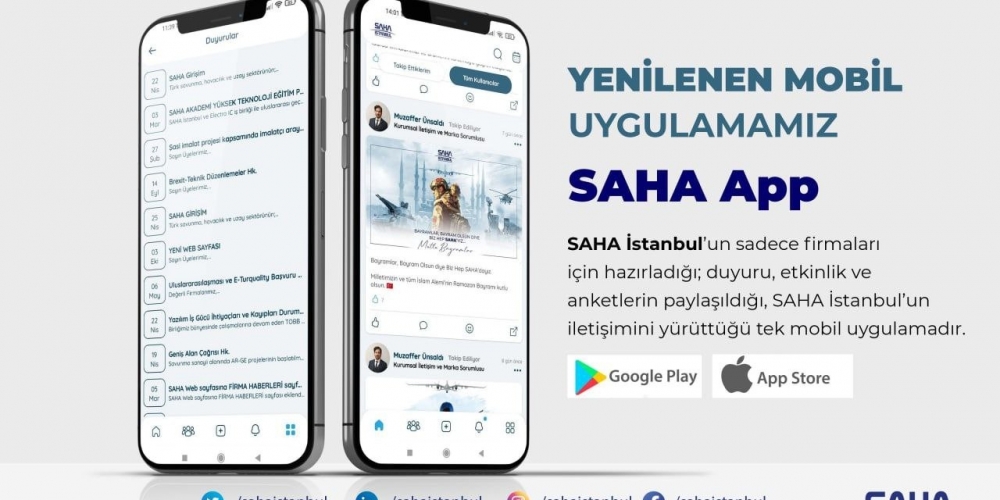 SAHA İstanbul Mobil Uygulaması Yenilendi!