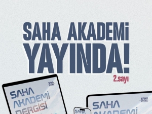 SAHA AKADEMİ Dergisi 2. sayısı yayında!