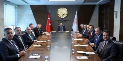 Sanayi ve Teknoloji Bakanımız Mehmet Fatih Kacır'ı Ziyaret Ettik
