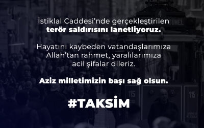 İstiklal Caddesi\\\\\\\\\\\\\\\\\\\\\\\\\\\\\\\'nde gerçekleştirilen terör saldırısını lanetliyoruz