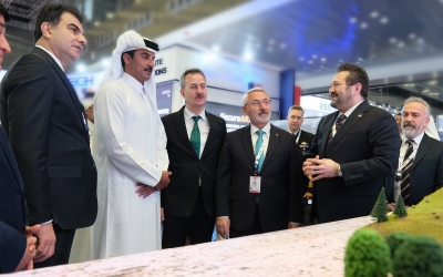 Katar Emiri’nden MKE standına ziyaret 