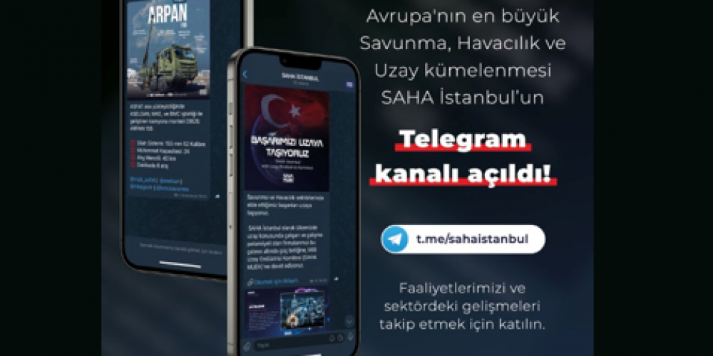 SAHA İstanbul'un Telegram kanalı açıldı!