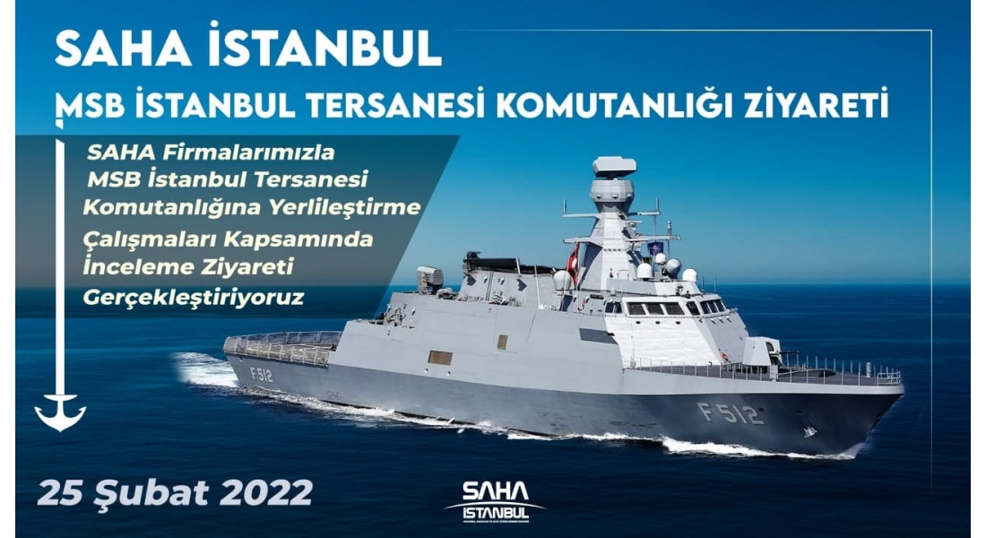 MSB İstanbul Tersane Komutanlığına inceleme ziyareti 