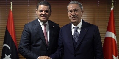 Bakan Akar, Libya Başbakanı ve Savunma Bakanı Dibeybe ile görüştü