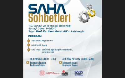 SAHA Sohbetleri | T.C. Sanayi ve Teknoloji Bakanlığı, Sanayi Genel Müdürü Prof. Dr. İlker Murat AR
