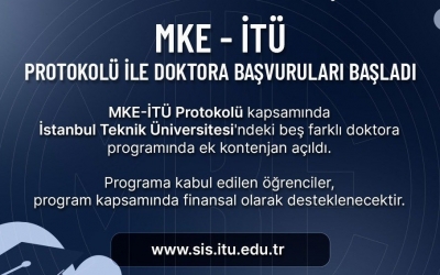 MKE–İTÜ İş Birliğiyle Doktora Programı Başvuruları Başladı