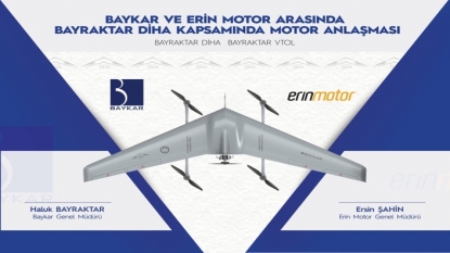 Bayraktar DİHA’ya 4,5 kg’lık Yerli ve Milli Motor
