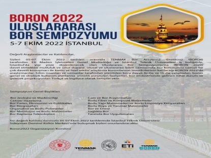 BORON 2022 Uluslararası Bor Sempozyumu