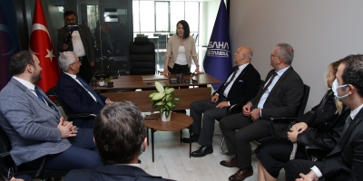 Mersin Tarsus Model Fabrikada hizmete giren SAHA İstanbul ofisimizi ziyaret ettik