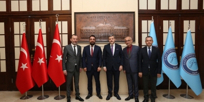 Gazi Üniversitesi Rektörü Sn. Prof. Dr. Musa Yıldız'ı ziyaret ettik