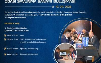 SAHA İstanbul – Çerkezköy TSO Savunma Sanayii Buluşması