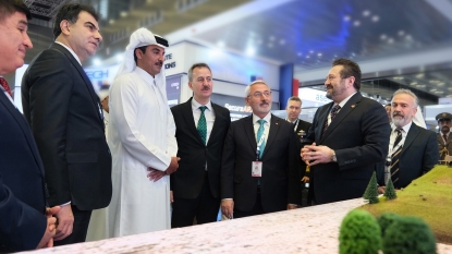 Katar Emiri’nden MKE standına ziyaret 