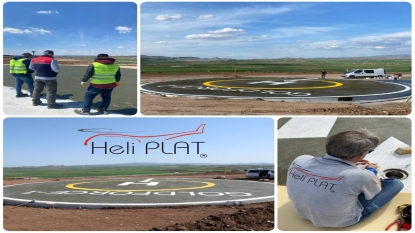 Barut, Fişek ve Kapsül Üretim Tesisleri Heliportları HeliPLAT'tan