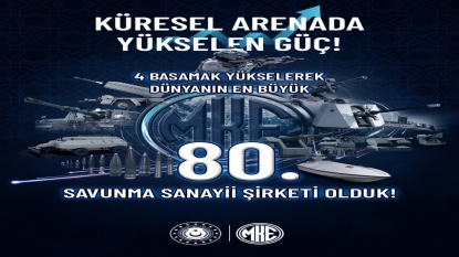 MKE, Uluslararası Arenada Yükseliyor: Dünyanın En Büyük 80’inci Savunma Sanayii Şirketi
